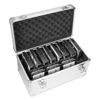Picture of GLOTRENDS B86 14-Slot Storage Box for 2.5/3.5 Inch Internal Hard Disk, Portable Design for Carrying and Transportation, IP65 Water Resistant, HDD Organizer and Protective Box