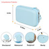 Picture of Elonbo Carrying Case for KODAK Mini 2 Retro 4PASS Portable Photo Printer, Digital Instant Print Camera Travel Bag Storage Holder, Mesh Pocket Fits Printing Paper, Cable, Blue