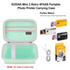 Picture of Elonbo Carrying Case for KODAK Mini 2 Retro 4PASS Portable Photo Printer, Digital Instant Print Camera Travel Bag Storage Holder, Mesh Pocket Fits Printing Paper, Cable, Green