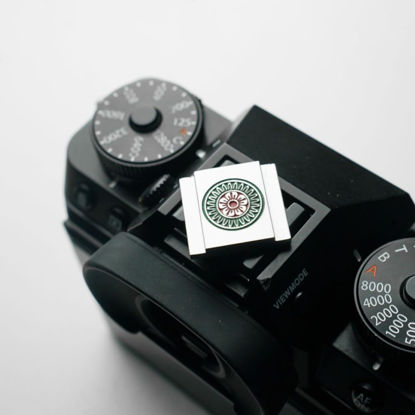 Picture of Chinese Mahjong Camera Shutter Button and Camera hot Shoe Cover, Suitable for Fuji XE3/XE4/XT100/XT200/XT20/XT30/XT4/XT5/XPRO2/XPRO3/Nikon ZF (Chinese Mahjong hot Shoe Cover)
