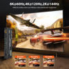 Picture of HDMI 2.1 Switch 5 in 1 Out 8K 60Hz, 5 Port HDMI Switcher Selector Box with Remote, 4K@120Hz HDMI Switch 5x1 Support 48Gbps, HDR 10+, HDCP 2.3, 3D, for Roku, PS5/4/3, Xbox Series X, NS, Laptop, Black