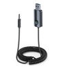 Picture of KAIY AUX to Bluetooth Car Adapter, 3.5mm Bluetooth Receiver for Car USB, Handsfree Calls Music Audio Adapter, Compatible with Car Speaker and Home Audio, Built-in Microphone