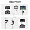 Picture of NEEWER 2 Pack Light Stand Mount Adapter with Cold Shoe, 1/4" Screw Mini Ball Head, Reversible Mount Plate for Camera Monitor Ring Light, Fits Flat Head Light Stand/Boom arm/C Stand, Max Load 22lb/10kg