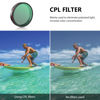 Picture of Action 5 Pro ND Filter Set for DJI Osmo Action 5/4/3 Tomat 4 Pack ND8 ND16 ND32 CPL Ultra Wide Angle Neutral Density Filter Accessories HD Optical Glass Aluminum Frame