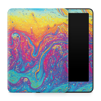 Picture of Tablet Skin Compatible with Amazon Kindle Paperwhite 12th (2024) - Paint Currents - Premium 3M Vinyl Protective Wrap Decal Cover - Easy to Apply | Crafted in The USA by MightySkins