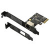 Picture of IO CREST 5.0GB PCIe Network Card - PCIe to 5.0 Gigabit Ethernet Network Card, Supports Windows 11/10/8.1/8/7, Win Server 2022/2019/2016, Linux