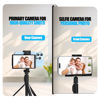 Picture of USBERG 5'' iPhone Vlog Selfie Monitor Screen, Low Latency Wireless Recording w/Magnetic Phone Mount, Remote Control, Adjustable Brightness Rear Camera for Vlog Live Stream iPhone & Android (Black)