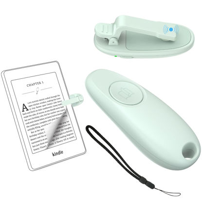 Picture of Remote Control Page Turner for Kindle Paperwhite Colorsoft Scribe Oasis,Kindle Accessories Compatible Kindle with Protective Case,Page Turner for iPad Tablet Phone Reading,Camera Video Remote Triggers