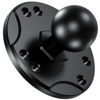 Picture of BRCOVAN 1'' Ball Mount Base with Aluminum Alloy AMPS Hole Round Plate & 1'' TPU Ball Adapter Compatible with RAM Mounts B Size 1 Inch Ball Double Socket Arm