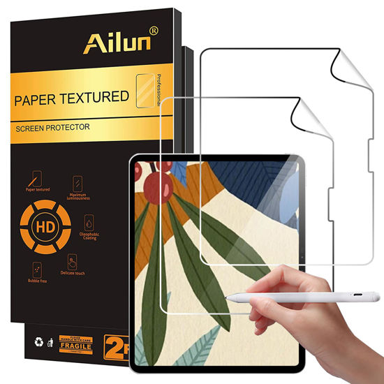 Picture of Ailun Paper Textured Screen Protector for iPad Air 13 Inch 6 Generation [2024 6th Gen] 2 Pack Draw and Sketch Like on Papertouch Anti Glare