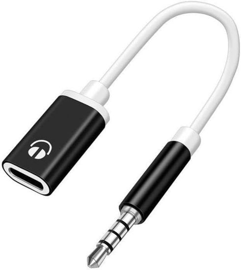 Picture of Enyolidimk 3.5mm USB to Aux Adapter 3.5mm Analog Cable Type-C Converter Earphone Adapter Compatible with MP3 Players Aux Adapter,CD Players, Laptops, Tablets, Smartphone,Headphone Adapters (Black)