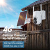 Picture of No WIFI Security Camera No Internet Needed, 4G LTE Cellular Security Camera Outdoor Wireless, Solar Camera for Home Security, PIR Motion Detction, 2K Color Night Vision, IP66 Waterproof, 2 Pack