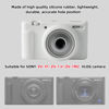 Picture of SZHSYJY Camera Case for Sony ZV-1F/ ZV-1 II/ZV-1M2 Digital Camera,ZV1F Soft Silicone Protective Bag,Anti-Scratch Slim Fit Soft Sleeve With ZV1 F screen protector and strap wrist. (White)