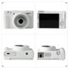 Picture of SZHSYJY Camera Case for Sony ZV-1F/ ZV-1 II/ZV-1M2 Digital Camera,ZV1F Soft Silicone Protective Bag,Anti-Scratch Slim Fit Soft Sleeve With ZV1 F screen protector and strap wrist. (White)