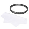 Picture of MECCANIXITY 58mm Circular Polarizer Filter, Double Sided Multi-Layer Coatings Polarizing Filter with Cleaning Cloth for Camera Lens