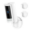 Picture of Adhesive Wall Mount Bracket Compatible with Ring Indoor Cam(1st Gen and 2nd Gen), No Screws Wall Mount for Ring Camera, Easy to Install Without Tools or Wall Damage- 2 Pack