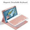 Picture of kaidisen Keyboard Case Mouse for iPad (10th Generation) 10.9 inch 2022 iPad 10 Detachable Cute Color Keyboard Case with Pencil Holder,Mist Blue