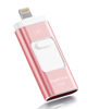Picture of Apple MFi Certified 256GB Flash Drive for iPhone Thumb Drive Photo Stick, USB Memory Stick iPhone Flash Drive for Photos Videos, High Speed Jump Drive Compatible for iPhone/iPad/Android/PC (Pink)