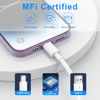 Picture of 2PACK for iPhone Charger 3FT,Lightning Charging Cable，for Apple Certified Cord for iPhone 14/13/12/11 Pro/X/Xs Max/XR/8 Plus/7/6s/SE/5c/5s,for iPad Air/Mini USB Charge 3Foot