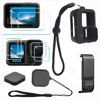 Picture of Accessory for GoPro Hero 13 Hero13 Black,ULBTER Lens Screen Protector +Battery Door Dustproof +Rubber Case Sleeve+Lanyard + Lens Cap Cover + Lens Cap Keeper Protective Case