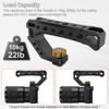 Picture of Top Handle with Cold Shoe Mount, Lightweight Handle Grip for Camera Cage, Universal Camera Top Handgrip with 4 Cold Shoe and 1/4" & 3/8" Holes for Camera Cage, Microphone, LED Light, Monitor
