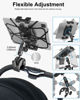 Picture of Metal iPad Tablet Mount for Boat Helm, Wheelchair Pole, Golf Cart, Stroller, Mic Stand, Fitness bike, Road Mountain Bicycle - 360° Adjustable Handlebar Clamp for 4.7-13" iPad Pro, Air, Mini, Galaxy
