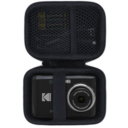 Picture of Lebakort Storage Case Compatible with KODAK PIXPRO Friendly Zoom FZ45 FZ55 16MP Digital Camera (Black Case)