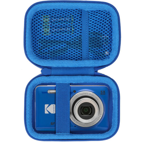 Picture of Lebakort Storage Case Compatible with KODAK PIXPRO Friendly Zoom FZ45 FZ55 16MP Digital Camera (Blue Case)