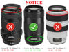 Picture of ET-74B Lens Hood for Canon RF 100-400mm F5.6-8 is USM,Canon EF 70-300mm f/4-5.6 is II USM(Not for is USM) Lens,HUIPUXIANG 67mm Lens Hood