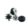Picture of SQXBK 20PCS 3.5 Inch Anti Vibration Mounting Screws Black Hard Disc Vibration Damping Screws Suitable for Computer Chassis Cabinet