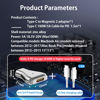 Picture of kocomio Magnetic USB C to Magnetic 2 T-Tip Adapter, Type-C to Safe 2 T-Head PD 100W Power Fast Charging Converter for 2013-2015 MacBook Pro Air with 100W/5A USB C Cable (1.5M)