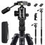 Picture of Tripod for Camera, 83" Camera Tripods & Monopods with Metal Handle, Professional Aluminum Camera Tripod, Heavy Duty Tripod for DSLR Camera Lasers Spotting Scope Binoculars Telescope, Payload 35Lb