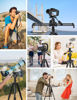 Picture of Tripod for Camera, 83" Camera Tripods & Monopods with Metal Handle, Professional Aluminum Camera Tripod, Heavy Duty Tripod for DSLR Camera Lasers Spotting Scope Binoculars Telescope, Payload 35Lb