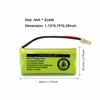Picture of Kruta BT166342 BT266342 Battery 2.4V 800mah Replacement Battery Pack Compatible with for BT183342 BT283342 BT162342 BT262342 VTech CS6114 CS6419 CS6719 at&T EL52300 CL80111 Cordless Phone (Pack 4)