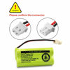 Picture of Kruta BT166342 BT266342 Battery 2.4V 800mah Replacement Battery Pack Compatible with for BT183342 BT283342 BT162342 BT262342 VTech CS6114 CS6419 CS6719 at&T EL52300 CL80111 Cordless Phone (Pack 4)