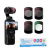 Picture of JJC 4-Pack Magnetic ND Filter & 1/4 Black Mist Diffusion Filter Kit for DJI OSMO Pocket 3, ND16 ND64 ND256 Neutral Density & Cinematic Dreamy Effect Filter, Multi-Coated HD Optical Glass