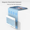 Picture of Divufus Keyboard Case for iPad 10th Generation 10.9 Inch 2022 [Magnetic Detachable Wireless Keyboard][Support 3 System] Flip Stand Case with Pencil Holder for iPad 10.9” 10th Gen, Light Blue