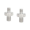 Picture of CAMVATE M8 Male to 1/4"-20 Male Stainless Steel Screw Adapter (2-Pack) - 3450