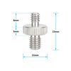 Picture of CAMVATE M8 Male to 1/4"-20 Male Stainless Steel Screw Adapter (2-Pack) - 3450