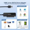 Picture of MAIWO SATA to USB Cable, 2.5 inch SATA SSD/HDD to USB 3.0 Adapter, External Hard Drive Converter Reader for 2.5 inch SATA I/II/III SSD/HDD, 8TB Capacity