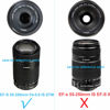 Picture of Fotasy Dedicated Bayonet Lens Hood, Compatible with Canon EF-S 55-250mm f/4-5.6 IS STM Lens, 55-250mm IS STM Lens Hood, ET63, replacement of ET-63 Lens Hood