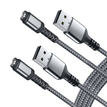 Picture of Itramax Garmin Watch Charger Cable 6FT 2Pack,Garmin Charging Cord for Fenix 8 7 7X 7S 6 5 E Solar,Forerunner 965 955 265 255 165 55 45 45S,Instinct 2,Vivoactive 5 4,Venu 3 2S SQ,Epix Pro,Tactix,Swim 2