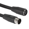 Picture of CERRXIAN DIN 13 PIN Male to Female Electrical Signal Control Cable, UL2919 OD9.0MM 13 PIN Extension Cable (M-F) (1m Black)