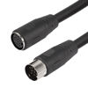 Picture of CERRXIAN DIN 13 PIN Male to Female Electrical Signal Control Cable, UL2919 OD9.0MM 13 PIN Extension Cable (M-F) (1m Black)
