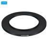 Picture of PATIKIL 58mm-82mm Metal Step Up Ring, 2 Pack Camera Lens Filter Adapter Ring Aluminum Filter Adapter Ring for Camera Lenses Hood, Black