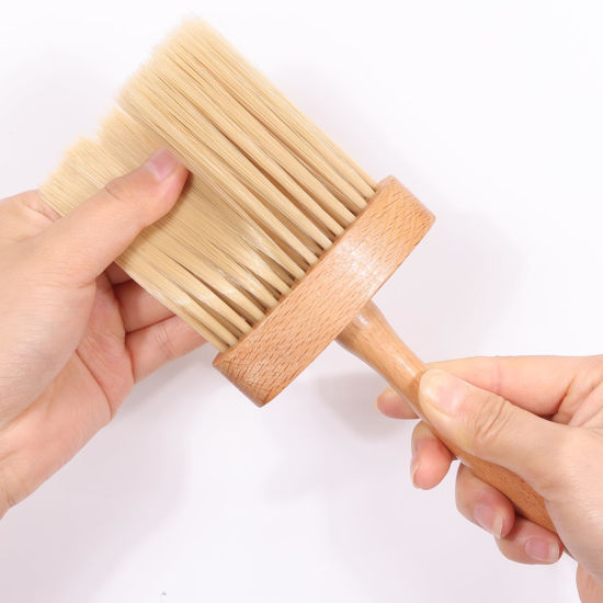 Picture of APBFH Wooden Cleaning Brush for Keyboard Computer PC Laptop Car Detailing