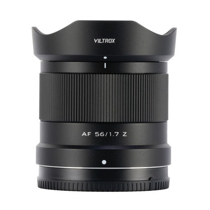 Picture of VILTROX 56mm f/1.7 for Nikon Z Mount Lens, 56mm F1.7 Z Autofocus Large Aperture Portrait APS-C Lens Compatible with Nikon ZFC, Z30, Z50, Z5, Z6, Z6II, Z7, Z7II, Z8, Z9