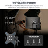 Picture of NEEWER VESA Monitor Mount Adapter with Arca Type Quick Release, 360° Rotatable Ball Head, M4 Screw & 5/8" Receiver Light Stand Adapter for TV Screen, Field Monitor, C Stand, Max Load: 44lb/20kg, MA016