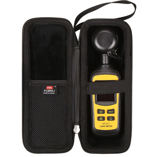 Picture of FBLFOBELI Hard Carrying Case for URCERI/UNI-T UT383 Light Meter Digital Illuminance Meter Handheld Ambient Temperature Measurer (Case Only)