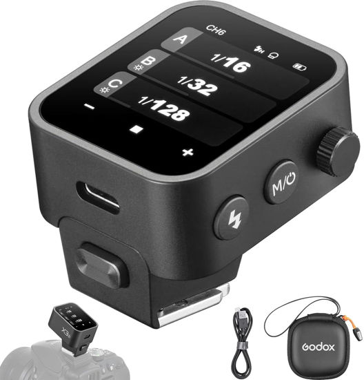 Picture of Godox Trigger X3-C TTL Wireless Flash Trigger for Canon - Innovative Touchscreen, Compact Design, and Versatile Features for Effortless Lighting Control